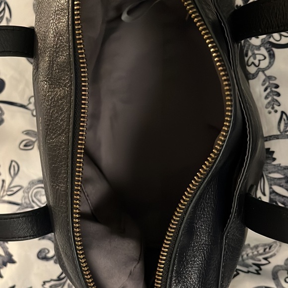 Fossil Sydney Satchel Blue Old English Hardware - Picture 5 of 6